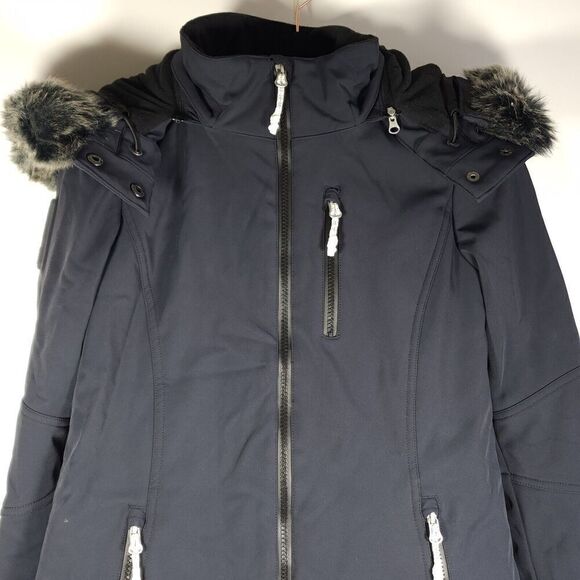 Sweaty Betty Women's Exploration XS Black Recco Hooded Softshell Ski Jacket - Picture 2 of 14